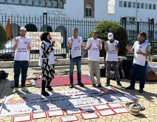 “حاملو الشهادات المعطلين” يحتجون بالرباط