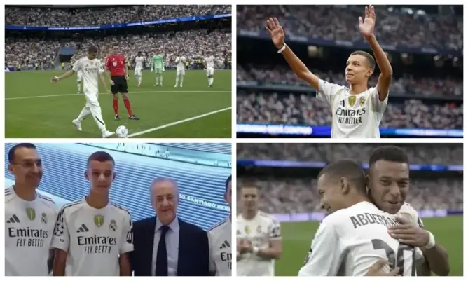 لحظة تاريخية بالـ”برنابيو”.. ريال مدريد يكرم طفلا مغربيا فقد أسرته في زلزال الحوز (فيديو)