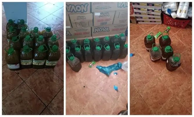 بيع زيت الزيتون بأثمنة منخفضة يستنفر سلطات الشمال.. حجز وإتلاف 270 لترا مجهولة المصدر