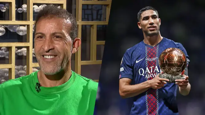 حجي: ما حدث في الكرة الذهبية فضيحة.. ولو كان حكيمي إسبانيا لتُوِّج بها