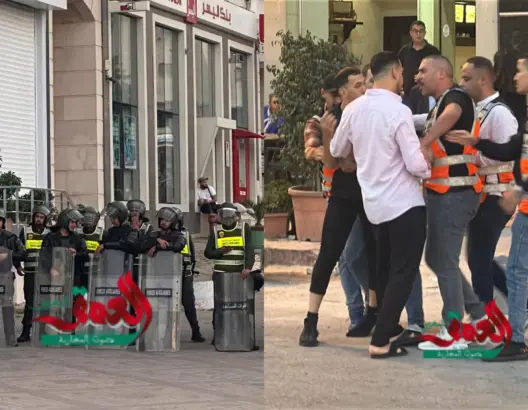 أمن طنجة يوقف محتجين ضد الغلاء وتردي الخدمات الصحية