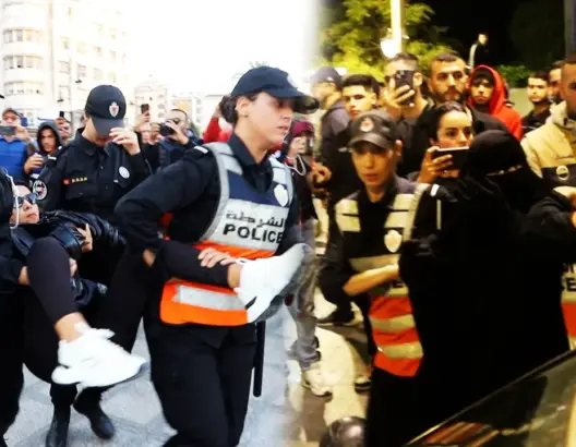 توقيف متظاهرات في احتجاجات “جيل Z” بطنجة