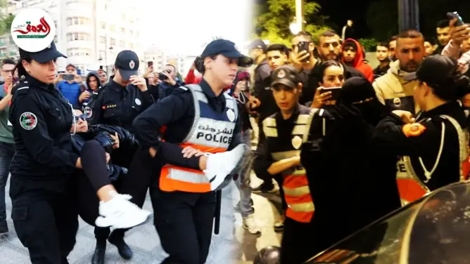 توقيف متظاهرات في احتجاجات “جيل Z” بطنجة