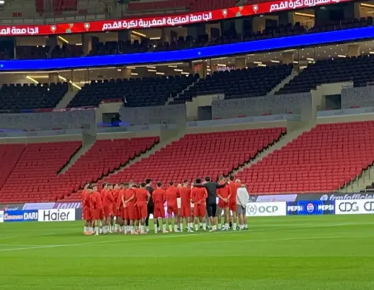 المنتخب المغربي ينهي استعداداته لمواجهة البحرين الودية