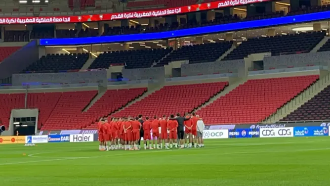 المنتخب المغربي ينهي استعداداته لمواجهة البحرين الودية