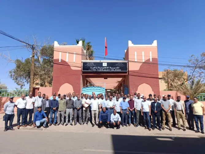“الإقصاء الممنهج” يخرج المتصرفين التربويين للاحتجاج بزاكورة