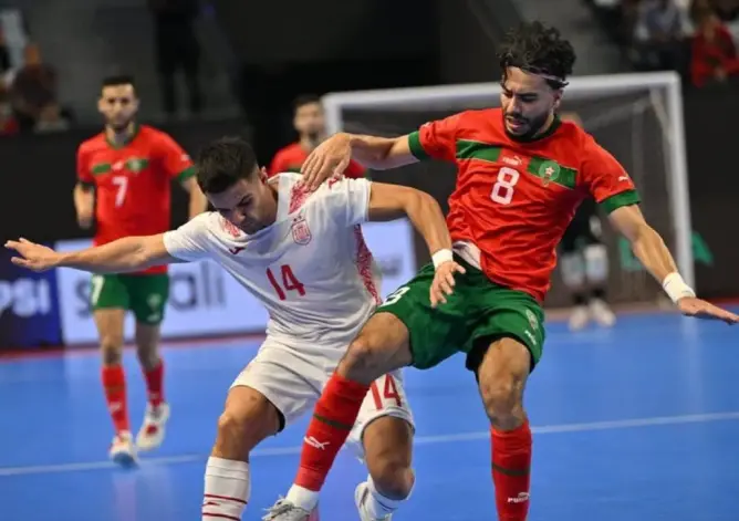 المنتخب الوطني لـ”الفوتسال” يهزم إسبانيا ودياً بأربعة أهداف لهدفيْن