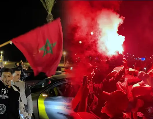 طنجة تحتفل بتتويج المنتخب بالمونديال