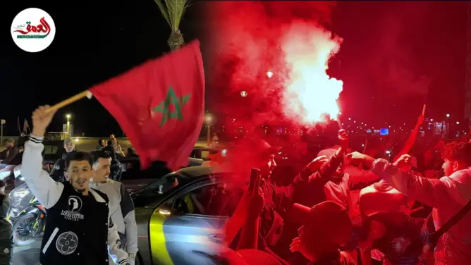 طنجة تحتفل بتتويج المنتخب بالمونديال