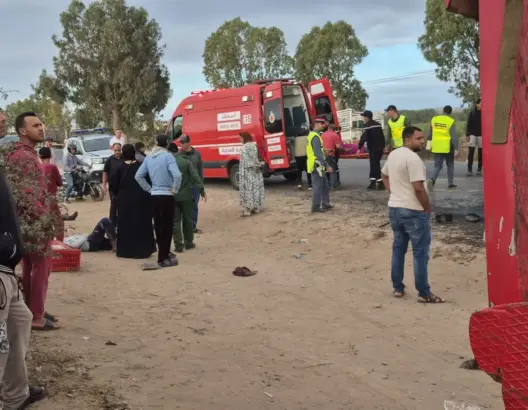 حادثة سير خطيرة ببئر الجديد تخلف أزيد من 20 جريحا بسبب الضباب الكثيف