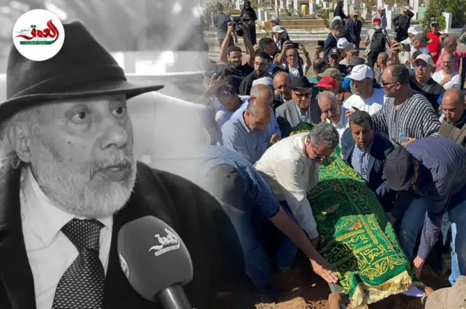 وداع عبد القادر مطاع.. رائد المسرح والدراما المغربية يورى الثرى وسط حضور باهت للفنانين (فيديو)