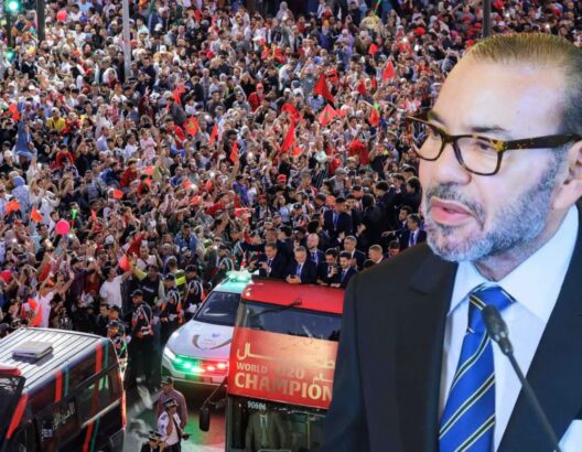 الملك محمد السادس استقبال "أشبال الأطلس"