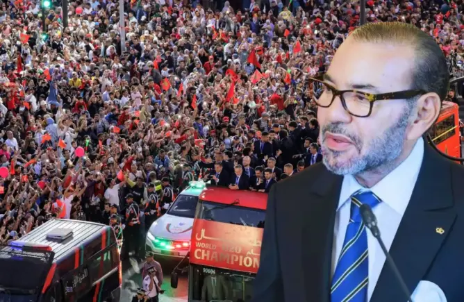 الملك محمد السادس استقبال "أشبال الأطلس"