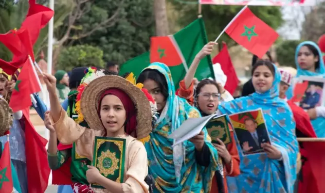 مديرية التعليم بخنيفرة تخلد الذكرى الخمسين للمسيرة الخضراء بمسيرة رمزية