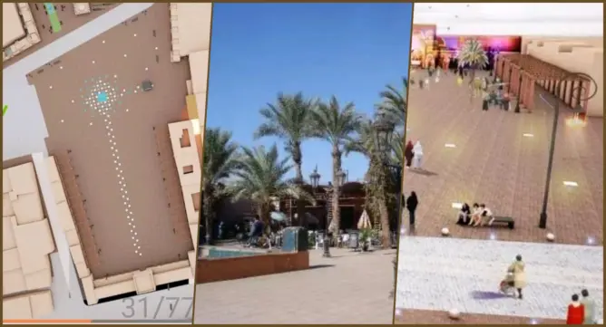 نافورة ساحة "القزادرية" بمراكش