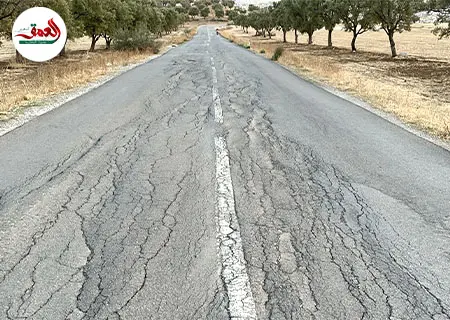 طريق عين بوعلي في وضعية كارثية