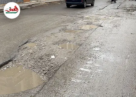 طريق رئيسية بفاس في حالة مزرية
