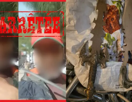 سلاح أبيض وقذيفة مزيفة.. توقيف شخص هدد رجال السلطة بالتصفية بطنجة