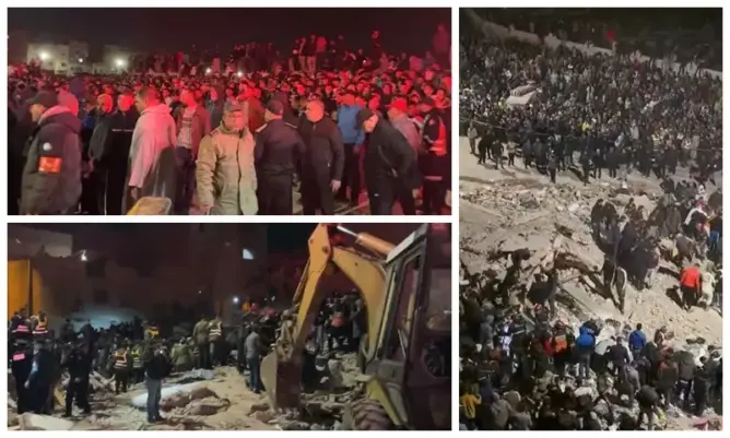انهيار منزلين سكنيين بفاس والسلطات تسارع الزمن لانتشال الضحايا من تحت الأنقاض (صور)