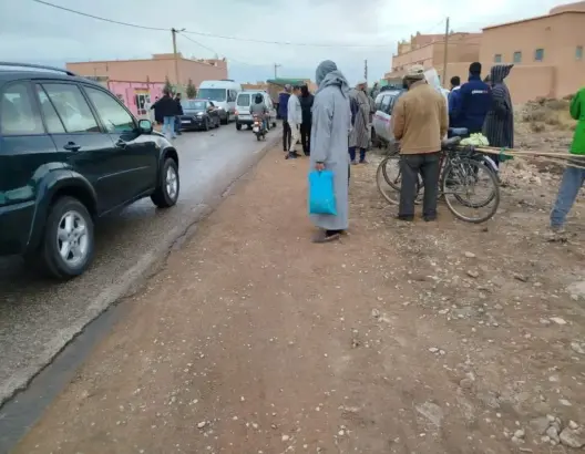 حادثة سير تخلف 3 إصابات قرب دوار آيت مجبر بإقليم تنغير