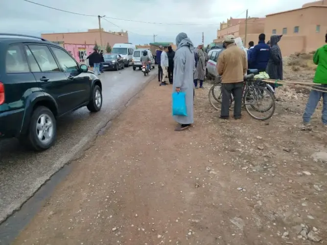 حادثة سير تخلف 3 إصابات قرب دوار آيت مجبر بإقليم تنغير