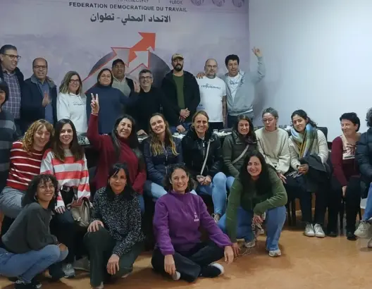“فدش تطوان” تعزز حضورها الدولي وتتباحث مع وفد نقابي إسباني