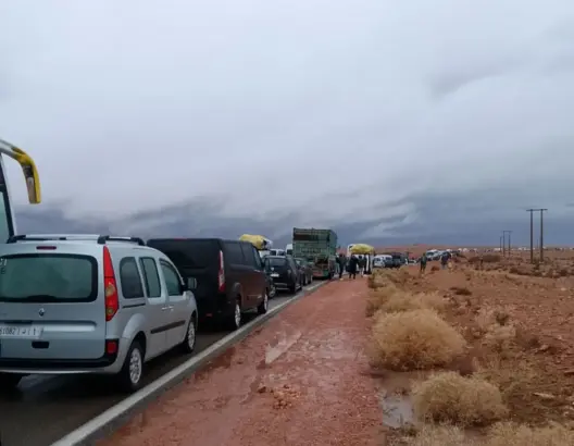 سيول طوفانية تقطع طرقا إقليمية وجهوية وتلحق خسائر في البنية التحية بجهة درعة تافيلالت