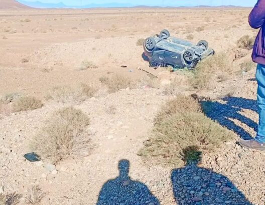 إصابات متفاوتة في حادث سير على الطريق الوطنية رقم 10 بتنغير