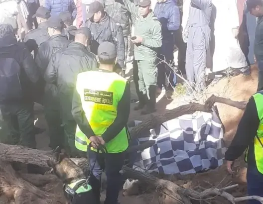 بعد أيام من البحث .. العثور على جثة الطفل الرابع ضحية فيضانات فزو نواحي تنغير