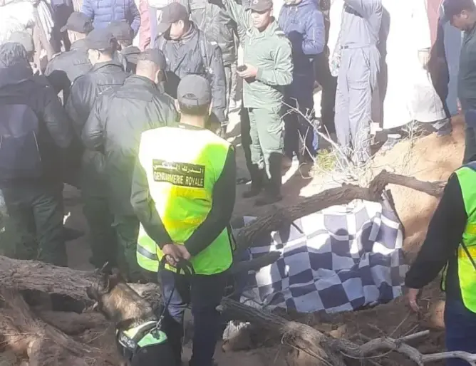 بعد أيام من البحث .. العثور على جثة الطفل الرابع ضحية فيضانات فزو نواحي تنغير