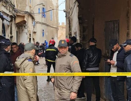 مصرع سيدة ورضيعها في انهيار منزل بحي الملاح بالصويرة