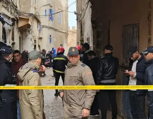 مصرع سيدة ورضيعها في انهيار منزل بحي الملاح بالصويرة