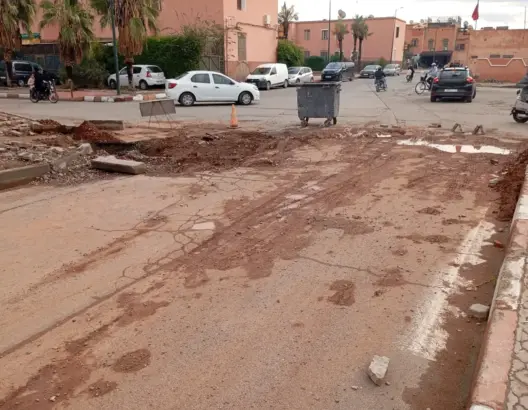 طريق مغلقة وأشغال متعثرة.. معاناة يومية لمستعملي طريق جنان العافية بمراكش