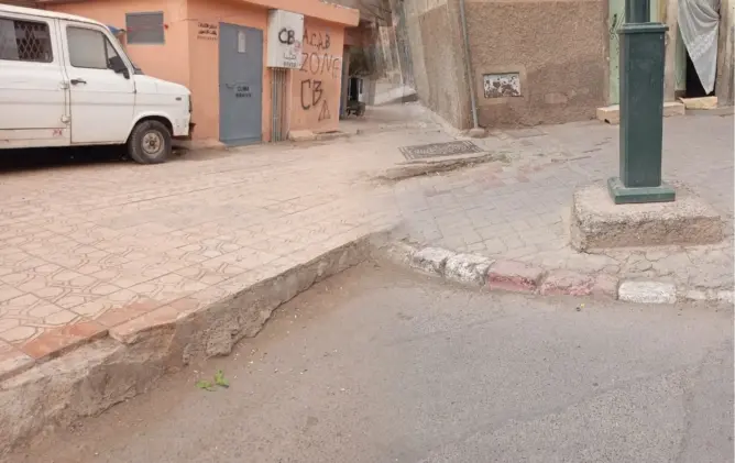 سياسة “الواجهة” تترك أزقة حي “ديور الشهداء” غارقة في الحفر والتهميش