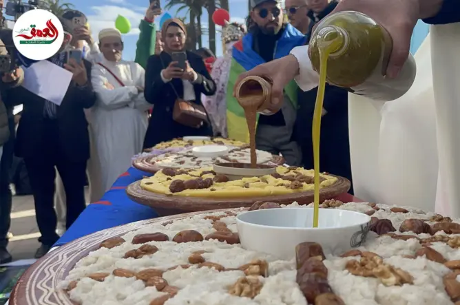 مغاربة يحتفلون برأس السنة الأمازيغية بالرباط