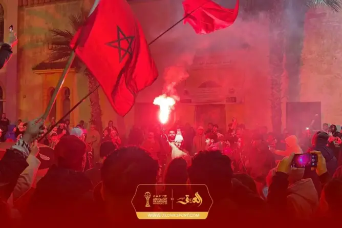 فرحة هيستيرية بعد التأهل إلى نهائي الكان