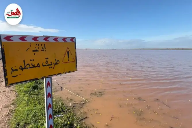 حمولة قياسية لواد بوسان بسيدي بنور