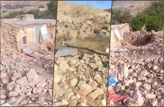 رغم مرور سنتين على الزلزال.. ركام المنازل لا يزال يحاصر ساكنة دوار "أنرني" بالحوز