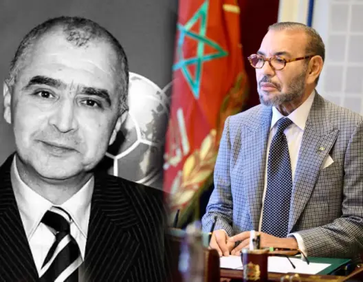 برقية تعزية ومواساة من الملك إلى أفراد أسرة الصحفي الرياضي المرحوم نجيب السالمي