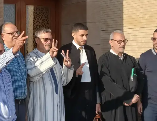 محمد السيمو أمام غرفة جرائم الأموال بمحكمة الاستئناف بالرباط، يوم الإثنين 14 يوليوز 2025،