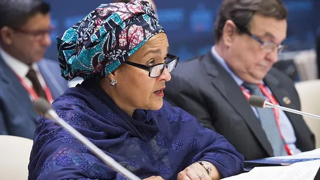 أمينة محمد نائبة الأمين العام لمنظمة الأمم المتحدة