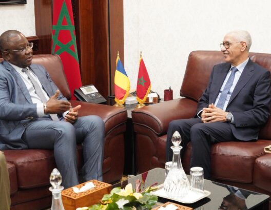 إالطالبي العلمي يستعرض التجربة البرلمانية المغربية أمام رئيس المجلس الدستوري التشادي