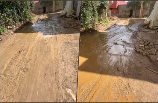 منذ زلزال الحوز.. تسرب مائي يهدر مياه صالحة للشرب بحي رگراگة العليا بأمزميز