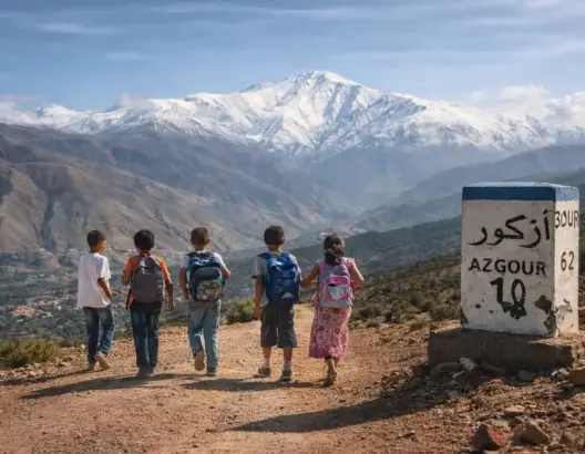 الحوز.. الهدر المدرسي يتربص بتلاميذ بأزكور بعد حرمانهم من النقل المدرسي