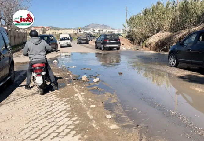 طريق المرجة بفاس تغرق في “الواد الحار”