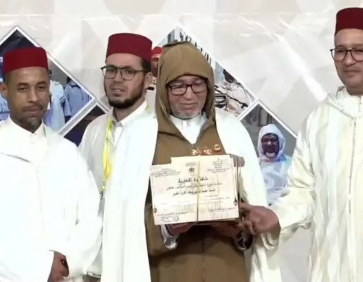 ملتقى “ليالي رمضان” بورزازات يكرم الشيخ محمد الحاجي تقديرا لعطائه الدعوي
