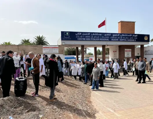 “شبح الإغلاق” يشعل فتيل الاحتجاج داخل مستشفى الحسن الثاني بأكادير (فيديو)