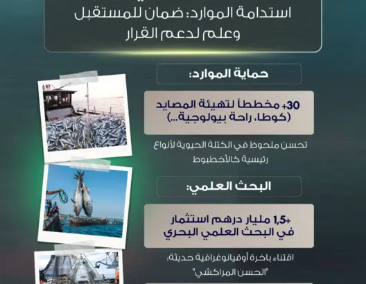 المغرب يعزز استدامة الموارد البحرية