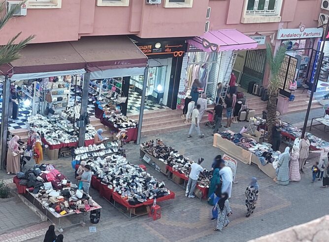 بالمركب التجاري “برج الياقوت” قرب ساحة الموحدين بمدينة ورزازات