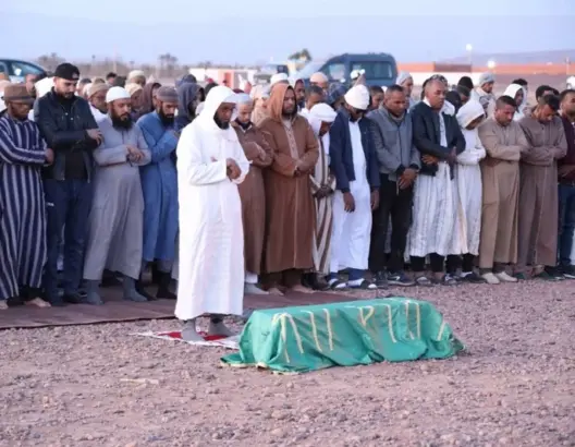 جثمان الطفل يونس العلاوي